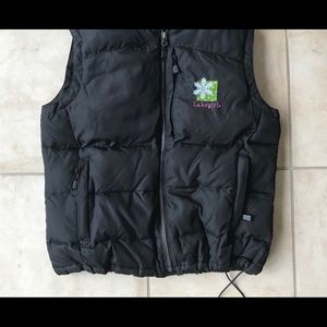 North End Black Down Vest Ladies Size Medium